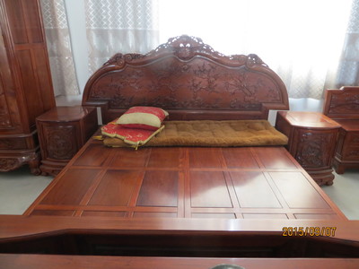【禧韻瓏】紅木家具 中式雕花花梨木大床，傳承經典，定制尊享